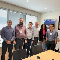 Equipe Anahp com representantes do Hospital Sepaco durante Colab